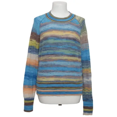 Sweater (Blue, Multicolored) from By Anthropologie Alpaca wool, Polyamide