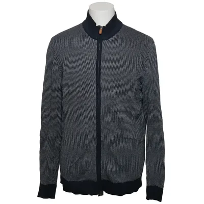 Cardigan (Bleu, Blanc) de Pier One Acrylique, Coton