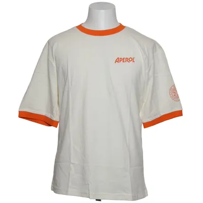T-shirt (White, Orange) from Aperol Organic cotton