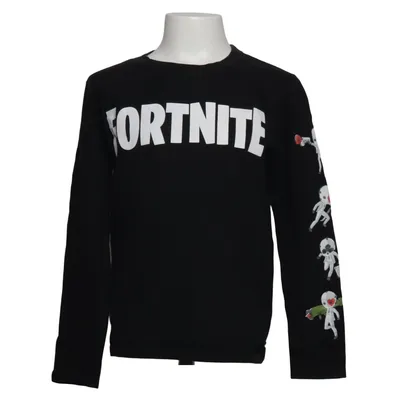 Langærmet t-shirt (Sort) fra Fortnite Bomuld