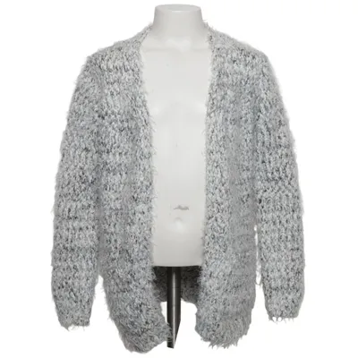 Cardigan (Grå, Hvid) fra YD Akryl, Polyester