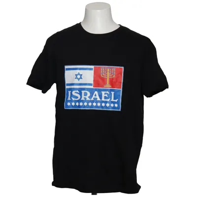 T-shirt (Sort, Flerfarvet) fra Box Bomuld