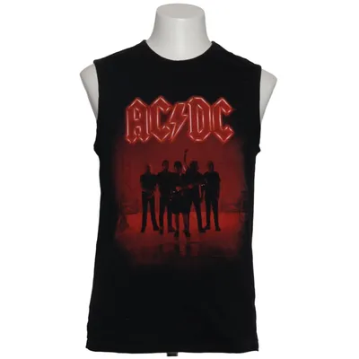 Débardeur (Noir) de ACDC Coton