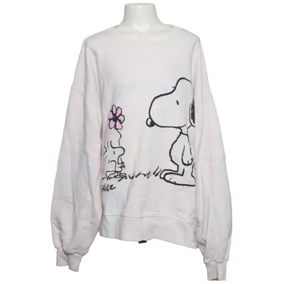 Sweatshirt (Wit) van Zara x Peanuts Katoen, Polyester