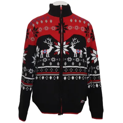 Cardigan (Rouge, Noir, Blanc) de Nebulus Acrylique, Polyester