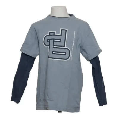 Lange mouwen shirt (Grijs, Blauw) van Dubster Katoen