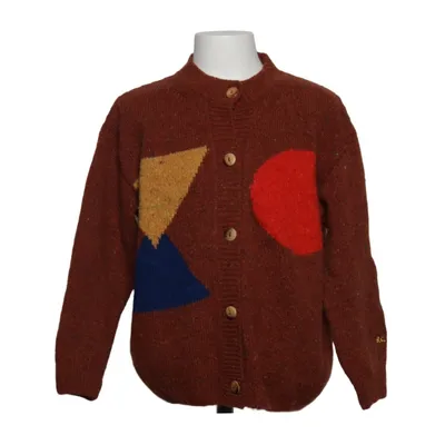 Cardigan (Brown, Multicolored) from Bobo Choses Alpaca wool, Polyamide