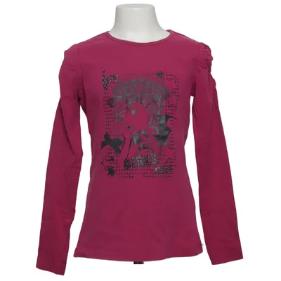 Långärmad t-shirt (Rosa) från Pocopiano Bomull, Elastan