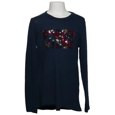 Lange mouwen shirt (Blauw) van Stop + Go Polyester, Viscose