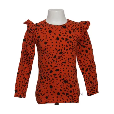 Langærmet t-shirt (Orange, Sort) fra Carlijnq Elastan, Økologisk bomuld