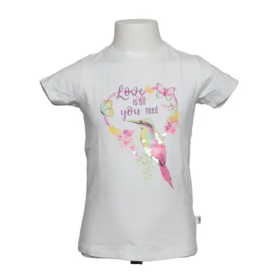 T-shirt (Vit) från Salt and Pepper Bomull, Elastan