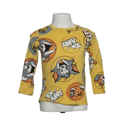 Långärmad t-shirt (Gul, Flerfärgad) från Tom and Jerry Bomull
