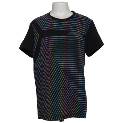 T-shirt (Linear Reflective T Shirt) from Automobili Lamborghini Cotton, Elastane