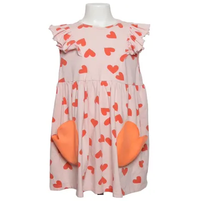 Kleid (Pink, Rot, Orange) von Wauw Capow Baumwolle, Elasthan