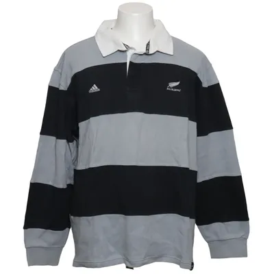 Rugby shirt (Grijs, Zwart, Wit) van Adidas Katoen