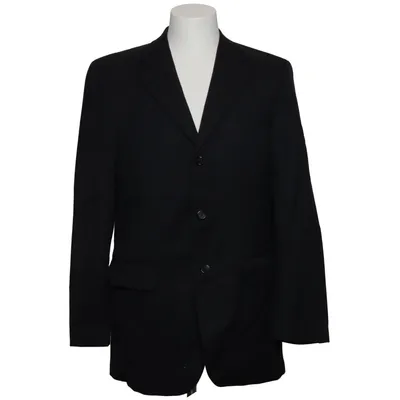 Blazer (Zwart) van Peter Fitch Viscose, Wol
