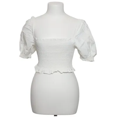 Crop top (Wit) van Collusion Katoen