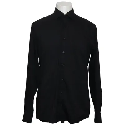 Shirt (Black) from Eterna Elastane, Lyocell, Polyamide