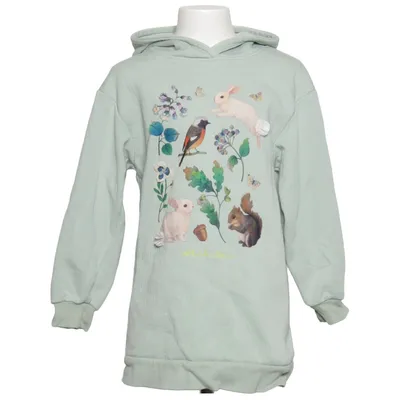 Hoodie (Green, Multicolored) from Whooli Chen x H&M Cotton, Polyester