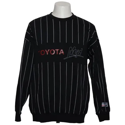 Sweatshirt (Sort, Hvid) fra Toyota Bomuld, Polyester