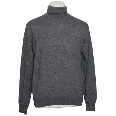 Rollkragenpullover (Grau) von Anson's Acryl, Merinowolle