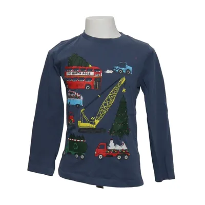 Lange mouwen shirt (Blauw, Meerkleurig) van Mini Boden Katoen