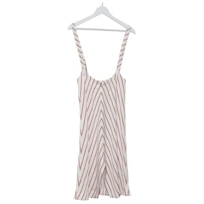 Jurk (Wit, Rood, Blauw) van Maje Elastaan, Polyester, Viscose