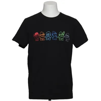 T-shirt (Zwart, Meerkleurig) van Mainzel Katoen