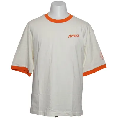 T-shirt (Hvid, Orange) fra Aperol Økologisk bomuld