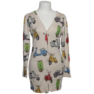 Cardigan (Beige, Multicolored) from Purplish London Cotton, Polyester