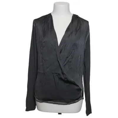 Wikkelblouse (Grijs) van Blaumax