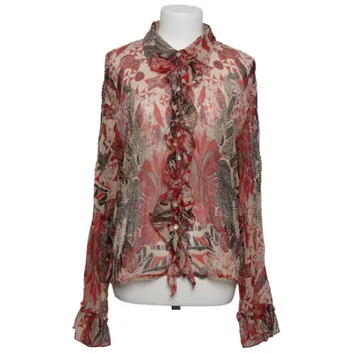 Bluse (Rot, Beige, Schwarz)