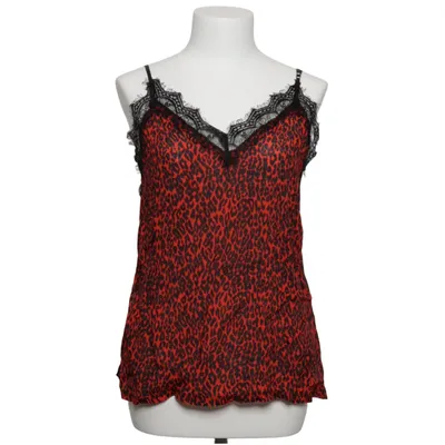 Top (Red, Black) from Set Polyamide, Silk, Viscose