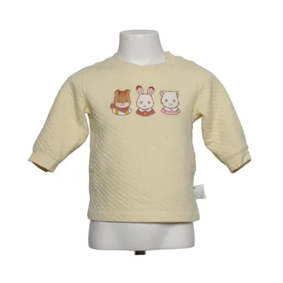 Sweatshirt (Yellow) from Uniqlo Baby Cotton, Elastane, Polyester