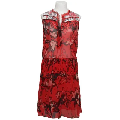 Jurk (Rood, Meerkleurig) van Garcia Jeans Katoen, Polyester