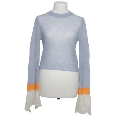 Sweater (Blue, Orange, White) from Nasty Gal Acrylic, Polyamide, Polyester, Wool