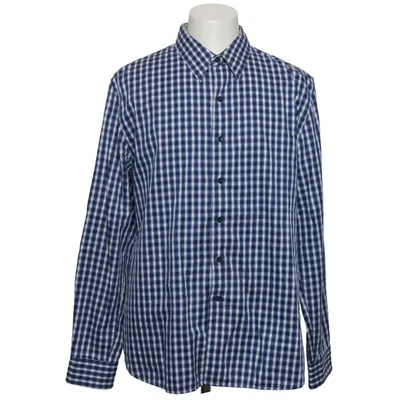 Shirt (Blue, White) from Robert Graham Cotton