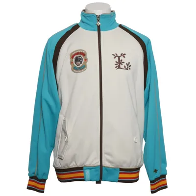 Jacka (Blå, Vit, Flerfärgad) från LRG Bomull, Polyester