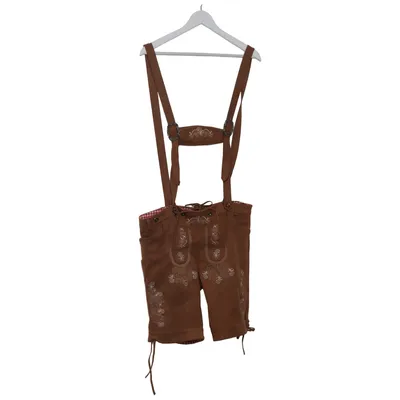 Pantalon en cuir traditionnel (Marron) de Kosmeeu Élasthane, Polyester