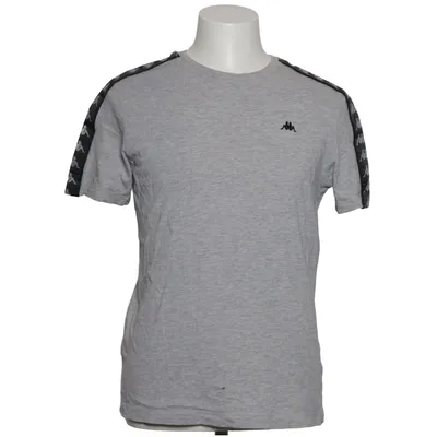 T-shirt (Gray, Black) from Kappa Cotton, Viscose