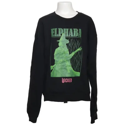 Collegetröja (Svart) från Wicked Bomull, Polyester