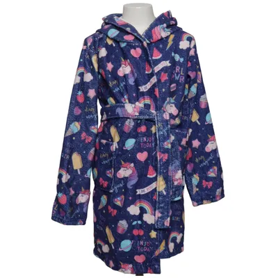 Bathrobe (Blue, Multicolored) from Babauba Cotton, Polyester