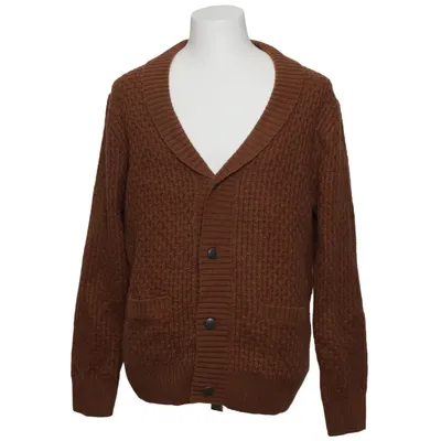 Cardigan (Bruin) van Dan John Acryl, Polyamide, Wol