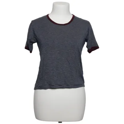 T-shirt (Blue, White) from Pull & Bear Teen Elastane, Viscose