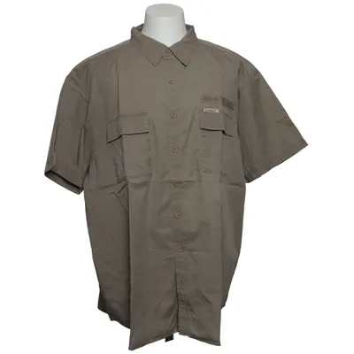 Korte mouwen shirt (Beige) van Bushman