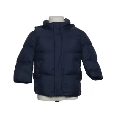 Down jacket (Blue) from Uniqlo Baby Cotton, Down, Feather, Polyamide, Polyester