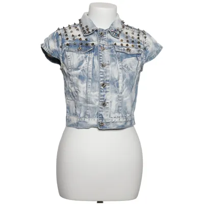 Gilet en jean (Bleu) de Versace Jeans Coton