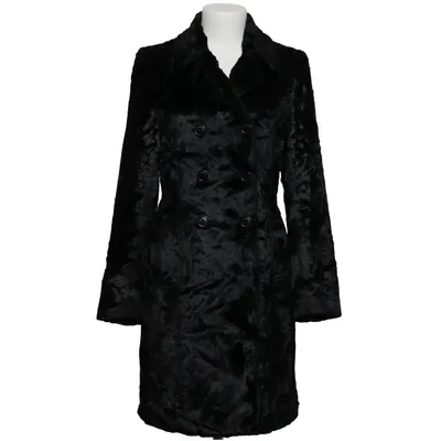 Manteau (Noir) de Clothes Acétate, Coton, Viscose