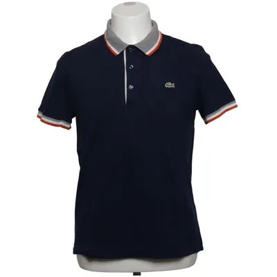 Poloshirt (Blauw, Grijs, Oranje) van Lacoste Katoen, Elastaan