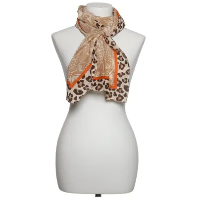 Sjal (Beige, Brun, Orange) fra Zwillingsherz